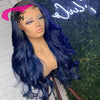 Brazilian Remy Wig 1B/Blue 13x4 - Mai Mai Beauty Supply