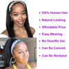 Short Brazilian Headband Wig 180 Density - Mai Mai Beauty Supply