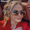 Half Frame Luxury UV400 Sunglasses - Mai Mai Beauty Supply